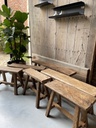 Oud eiken bankje 60cms - In Stijl