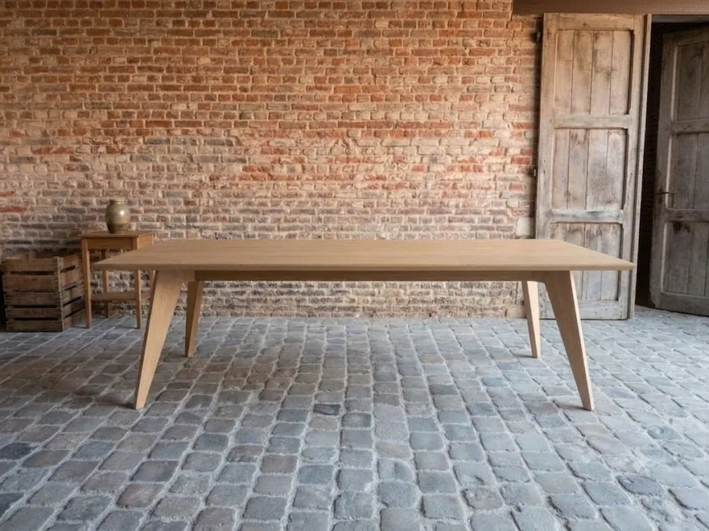 Eiken tafel Malmedy